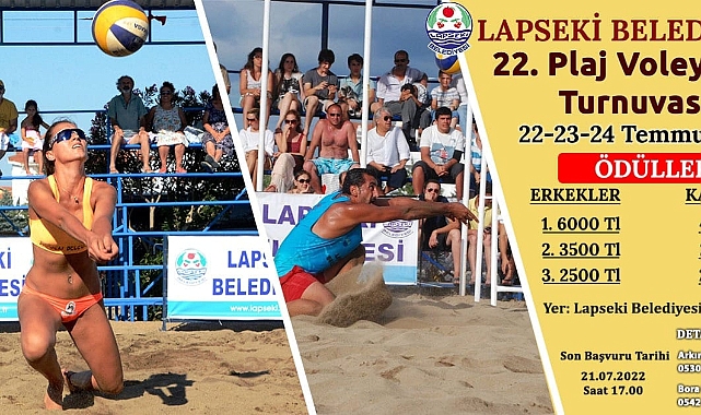 Plaj Voleybolu Turnuvası başlıyor