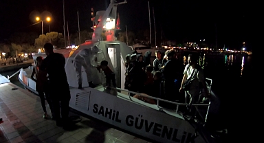 16 düzensiz göçmen kurtarıldı