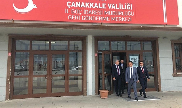 Ayvacık Geri Gönderme Merkezi'ni inceledi