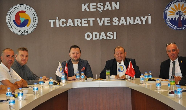 Biga TSO heyeti Keşan'da