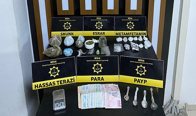 Çanakkale'de uyuşturucu operasyonu
