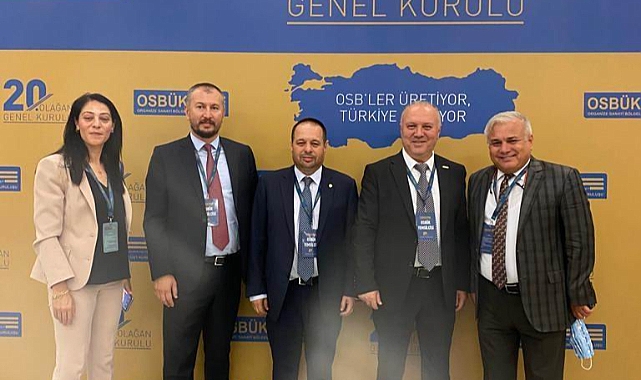 Çanakkale Heyeti OSBÜK Genel Kuruluna katıldı