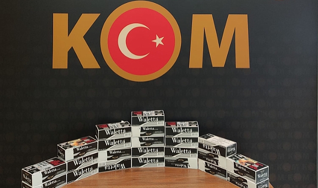 Emniyetten kaçak sigara operasyonu
