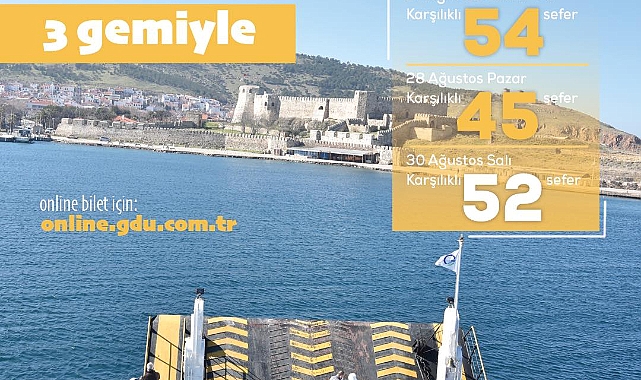 GESTAŞ'tan 30 Ağustos tarifesi