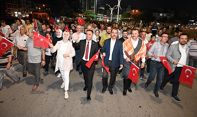 Biga'da kortej yürüyüşü