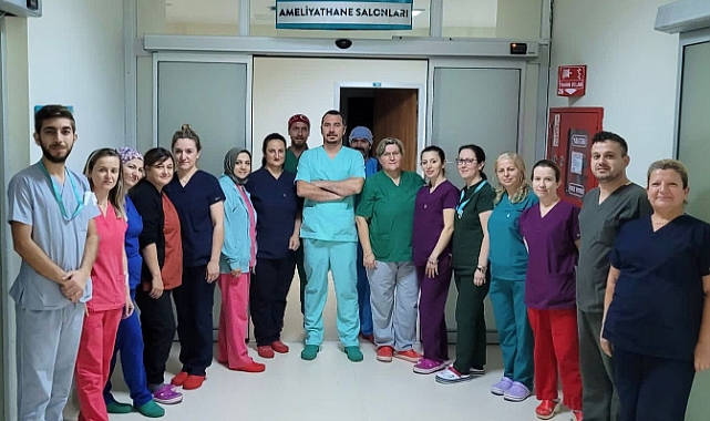 Biga Devlet Hastanesi'nde ilk kez uygulandı