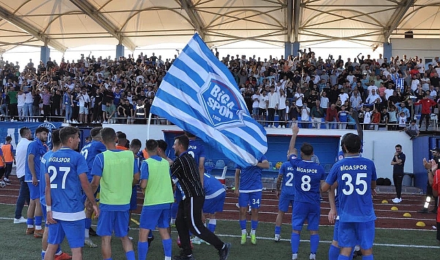 Bigaspor'da galibiyet coşkusu