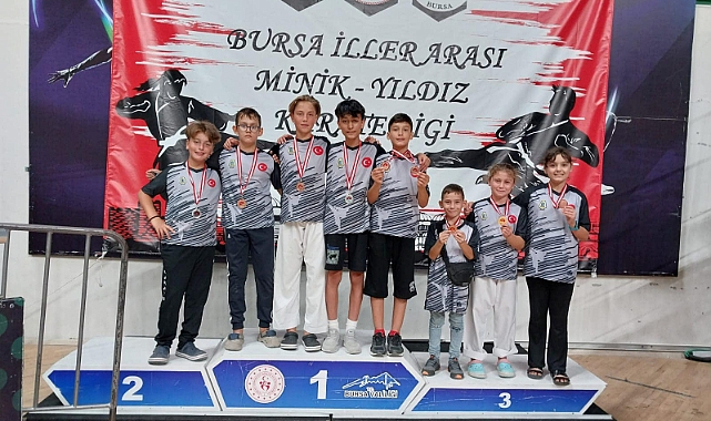Çanakkale'ye 10 madalya ile döndüler