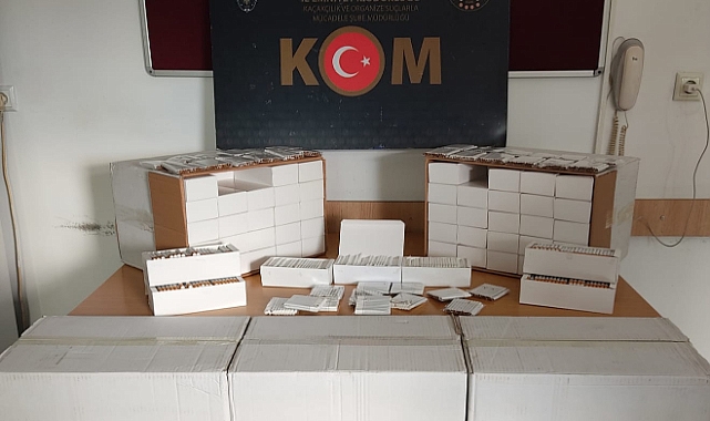 Emniyetten kaçak sigara operasyonu