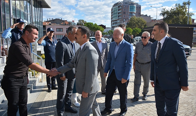 Vali Aktaş’tan Lapseki Belediyesi’ne ziyaret