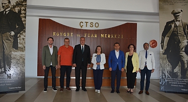 Yavuz, ÇTSO heyeti ile buluştu