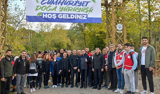 Çağlayan Trekking Projesi Cumhuriyet Doğa Yürüyüşü'yle açıldı