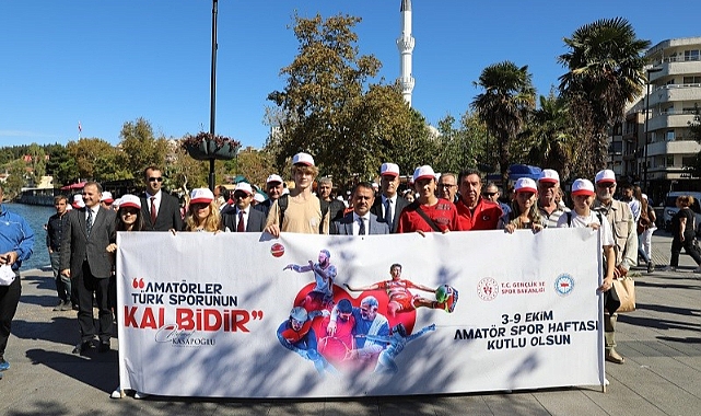 Çanakkale'de Amatör Spor Haftası Yürüyüşü