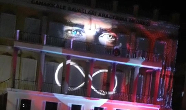 10 Kasım'a özel '3D Mapping' gösterisi
