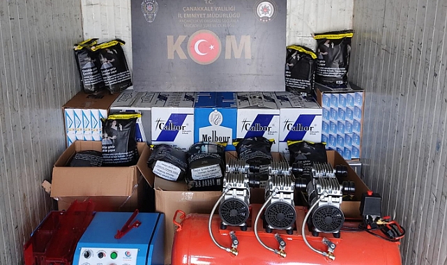 167 bin 800 makaron ele geçirildi