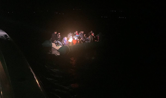 Ayvacık'ta göçmen operasyonu