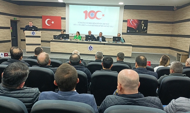 Biga TSO'da ilk meclis toplantısı