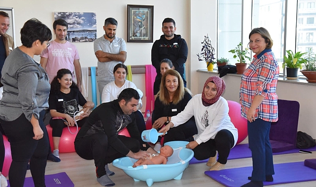 Gebe Okulu'nda eğitim