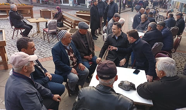Lapseki’de AK Parti’ye yoğun sevgi seli…