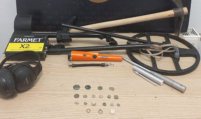 Lapseki'de tarihi eser operasyonu