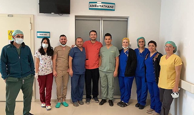 Lapseki Devlet Hastanesi'nde ilk kez yapıldı