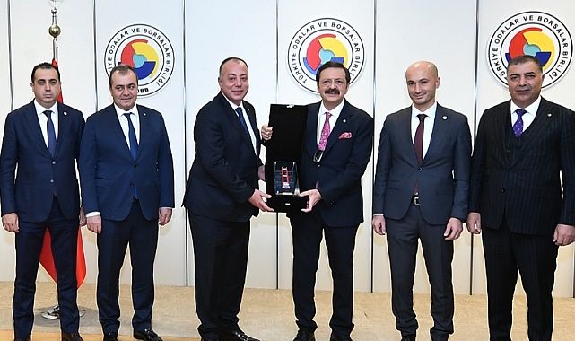 ÇTSO heyetinden Hisarcıklıoğlu'na ziyaret