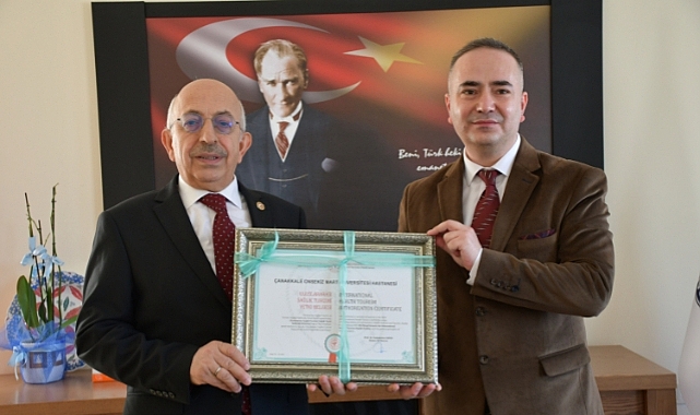 ÇOMÜ Hastanesi'ne yetki belgesi