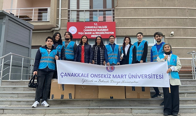 ÇOMÜ Sosyal Sorumluluk Biriminden anlam dolu etkinlik