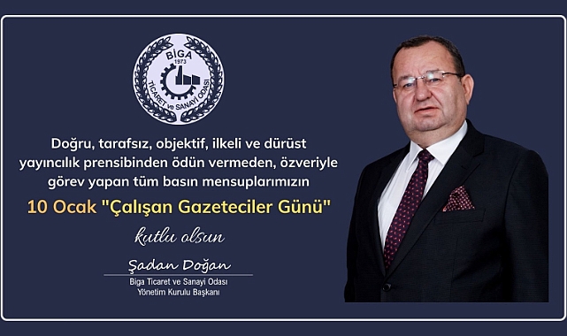 Doğan, 10 Ocak kutlu olsun