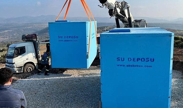 Kızılkeçili'ye su deposu yapılıyor