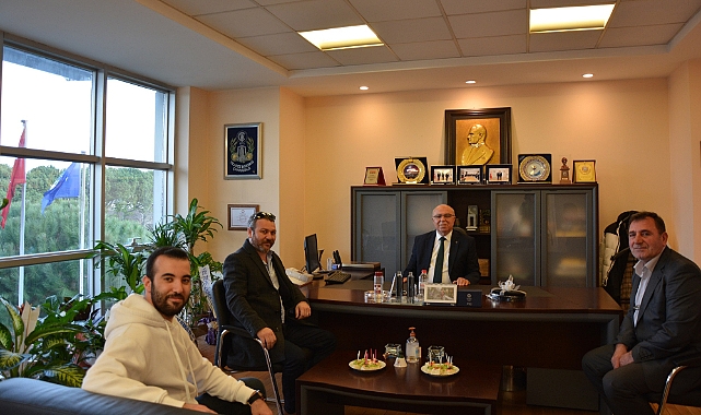 Korhan Meriç'ten Başkan Deniz'e ziyaret