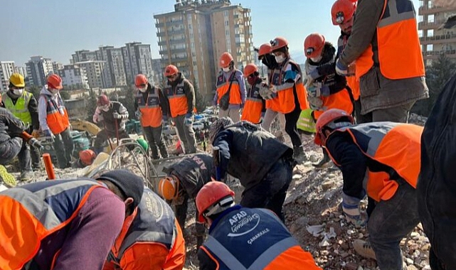 Asrın felaketinde 900'e yakın ÇOMÜ mensubu mücadele ediyor!