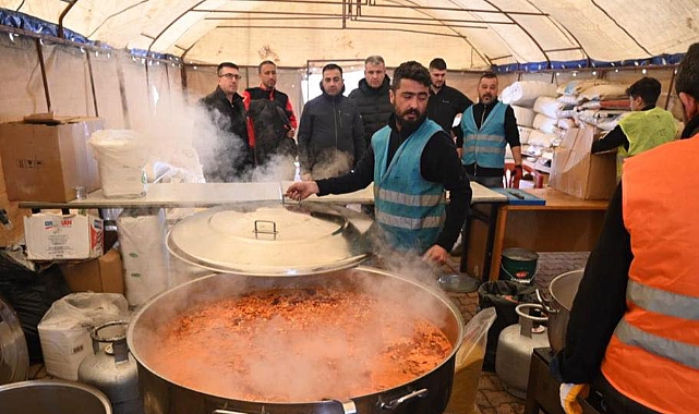 Başkanlar afet bölgesinde
