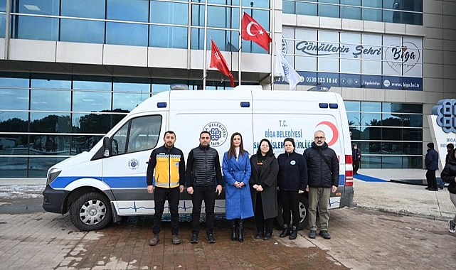Biga'dan deprem bölgesine yardımlar sürüyor