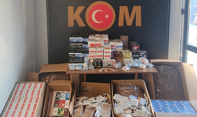 Emniyetten kaçak tütün operasyonu