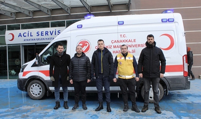 ÇOMÜ hastanesinden destek