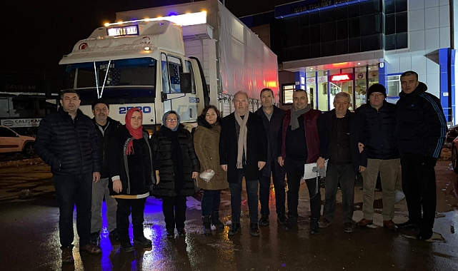 Deprem bölgesine yardım eli