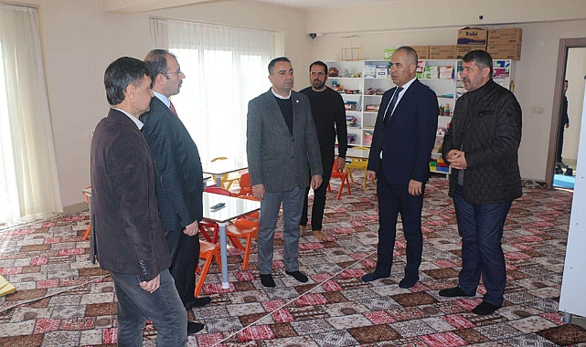 Depremzede çocuklar için oyun odası