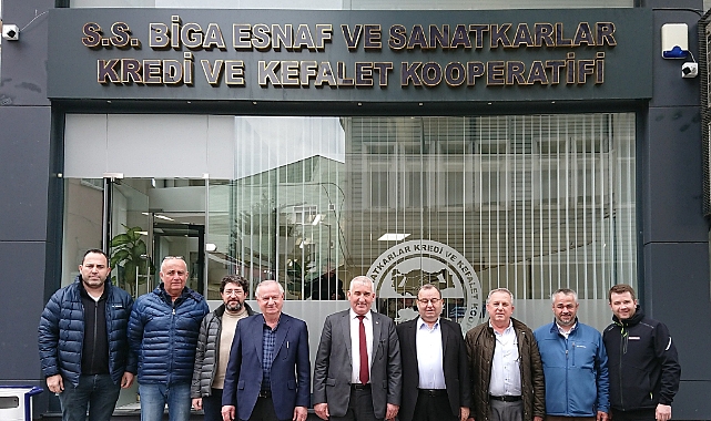 Biga TSO Heyeti ziyaretlerini sürdürüyor