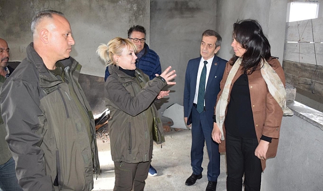 Çalışmaları yerinde inceledi