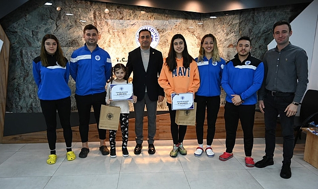 Erdoğan, sporcuları tebrik etti