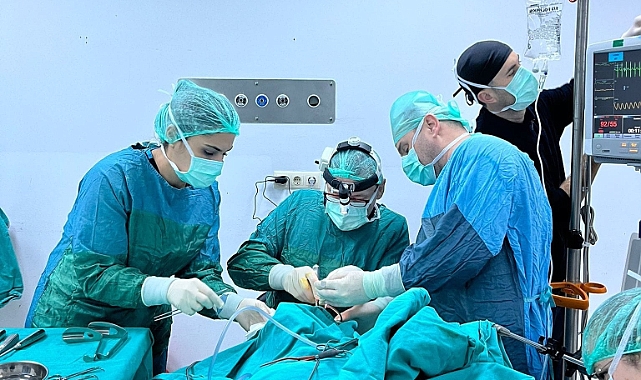 Hastanede ilk kez yapıldı