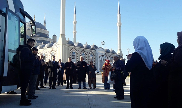 Kutsal topraklara uğurlandılar