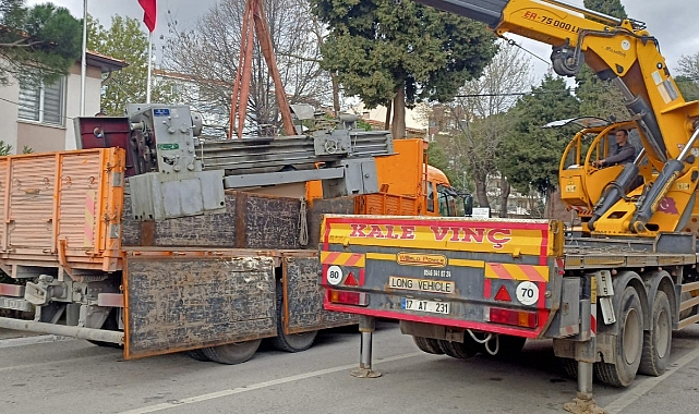 Biga Meslek Yüksekokulu'na makine desteği