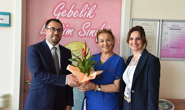 Devlet Hastanesi'nde Ebeler Haftası kutlandı