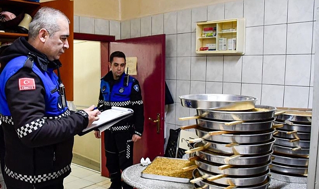 Zabıta ekiplerinden denetim