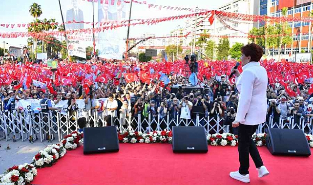 Akşener; “14 mayıs akşamı bu işi birinci turda bitirmeliyiz”