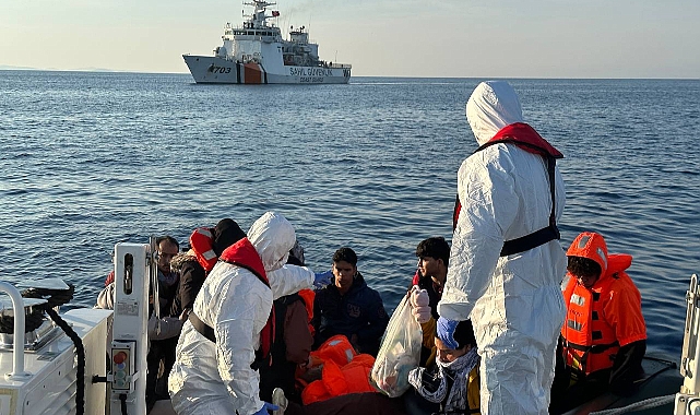 Ayvacık'ta göçmen operasyonu