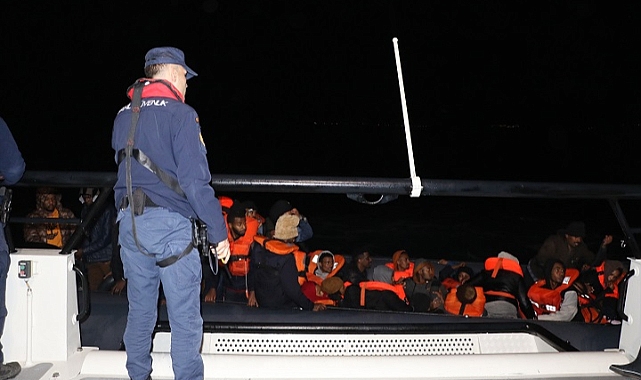 Ayvacık'ta göçmen operasyonu