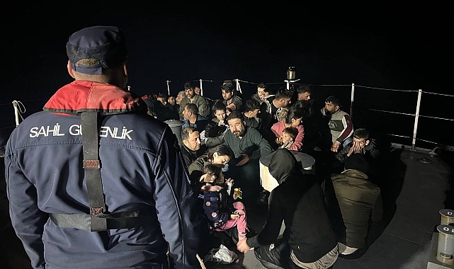 Ayvacık'ta kaçak göçmen operasyonu